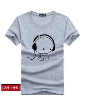 Half Sleeve Cotton T-shirt-105501
