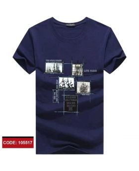 Half Sleeve Cotton T-shirt-105517