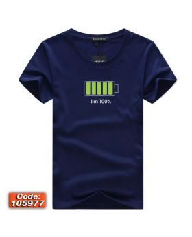 Half Sleeve Cotton T-shirt-105977
