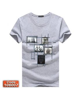 Half Sleeve Cotton T-shirt-106007