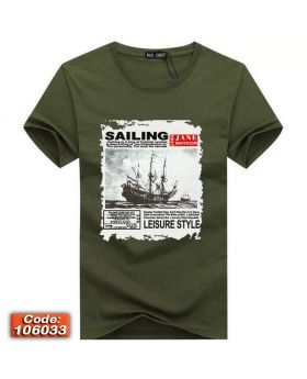 Half Sleeve Cotton T-shirt-106032