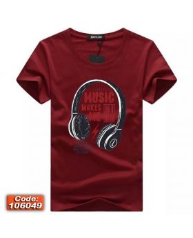 Half Sleeve Cotton T-shirt-106047
