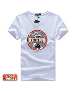 Half Sleeve Cotton T-shirt-106050