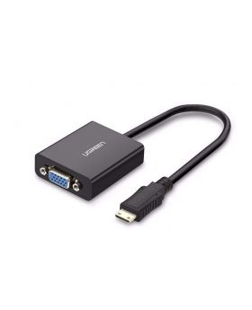 Ugreen 40217 Mini HDMI to VGA+3.5MM Audio+Mirco USB converter