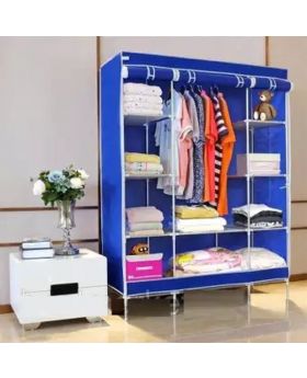 HCX Wardrobe Storage Organizer for Clothes - Big Size - Blue