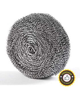 Stainless Steel Dish Scourers Pad 8 Pcs Pack- Scouring Pad, Pot Scrubber, Stainless  Steel Scrubber, Steel Wool Scrubber, Metal Sponge_SS-0148