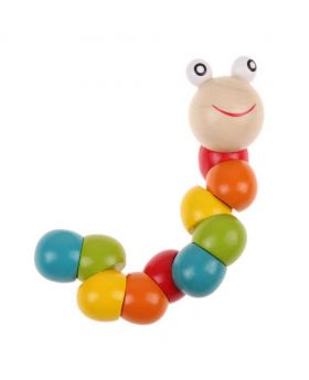 Multicolor Wooden Twist Insect Toys