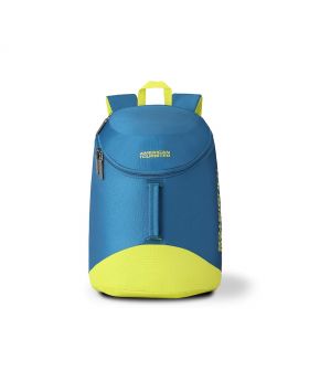 American Tourister Scamp 19 Ltrs Blue/Yellow Casual Backpack (FI4 (0) 01 001)