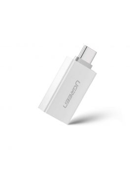  USB 3.1 Type C superspeed male to USB 3.0 Type A female adapterWhite ABS