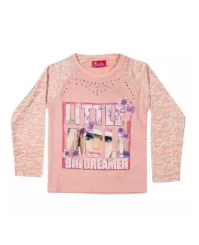 BabyPink Cotton Full Sleeve Sweater for Girls 01