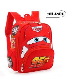 MILANDO Kid Macqueen Cars Car School Kindergarten Bag Backpack Beg Sekolah