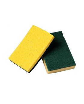 Cellulose Sponge With Scouring Pad