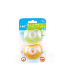 PUR Symmetric Soother 6m+ (2 Pack) (4020)