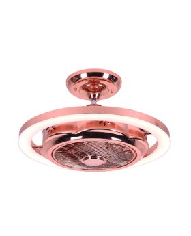 Indoor Modern fan Light light  CELL004A-rose gold 