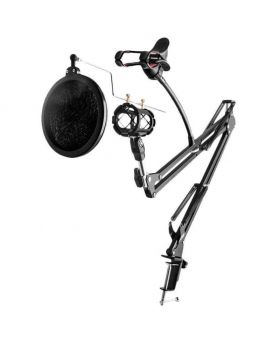 Mobile Studio Microphone With Adjustable Stand And Pop Filter- (Remax CK100)
