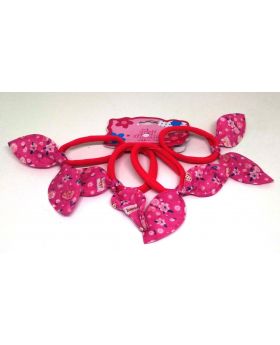 4pcs Set Rubber Band for Baby - Deep Pink