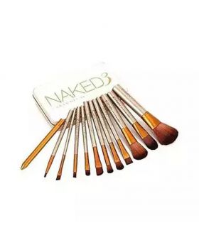 Naked 3 Makeup Brushes - 12 Pcs