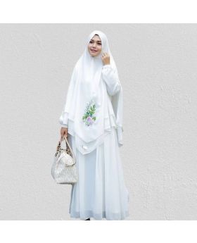 white angel abaya B-383
