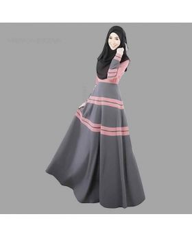 Navy Color Abaya gown B 035