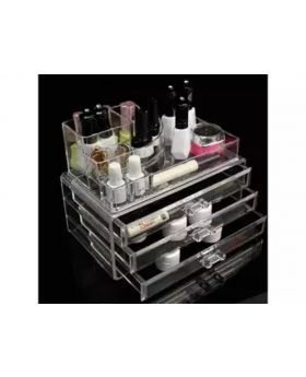 3 Drawer Acrylic Cosmetic Organizer Box