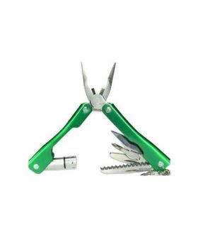 9 in 1 Multi Function Plus Tool – Green and Silver