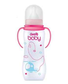 Clariss baby Shaped Bottle with Soft Gift Handle 9oz