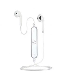 S6 Wireless Bluetooth Sports Stereo Headset - White