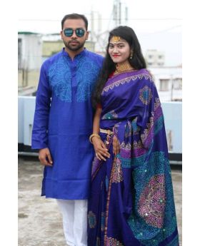 Couple Dress - Punjabi and Saree_DVT-221