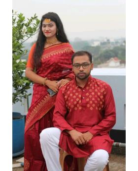 Couple Dress - Punjabi and Saree_DVT-221
