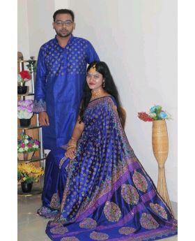 Couple Dress - Punjabi and Saree_DVT-222
