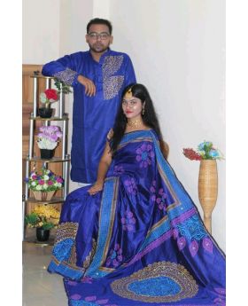 Couple Dress - Punjabi and Saree_DVT-226
