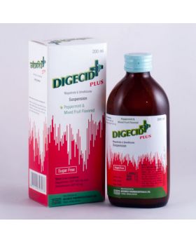 Digecid Plus Oral Suspension 200ml Bottle