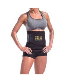 Sweat Waist Trimmer Slimming Belt - Black
