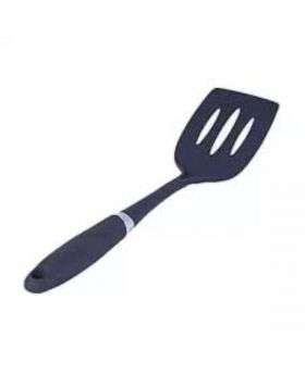 Silicone Non Stick Spoon- Black (Single  Pcs)