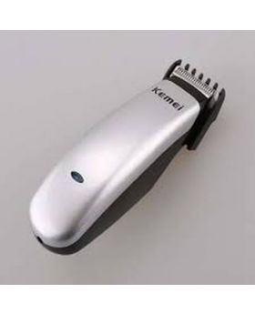 KM-9612 Mini Electric Hair ClipperTrimmer - Silver