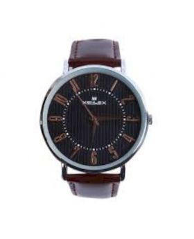 Chocolate Artificial Leather Analog Watch 