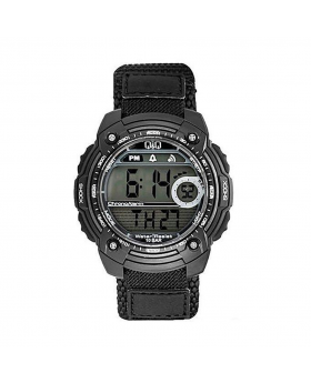 Black M075J003Y Velcro Digital Watch for Men