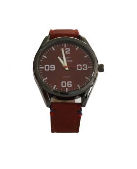 Captain EW0061 Stainless Still Leather Belt Analogue Watch For Men