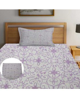 High Quality King Size Bed Sheet With 2pcs  Pillow Cover-HFF009 (Exported)