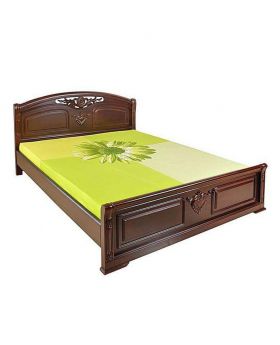 Malaysian MDF Wood Standard Bed - Lacquer Polish
