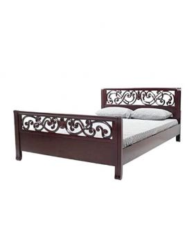 Malaysian well designed MDF Wood Bed - Lacquer Polish