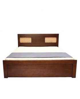  Malaysian Mdf Wood Bed - Lacquer Polish