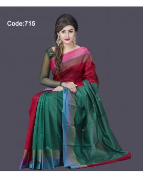 Half Silk Saree for Women 715 (Mix-Colour 715)