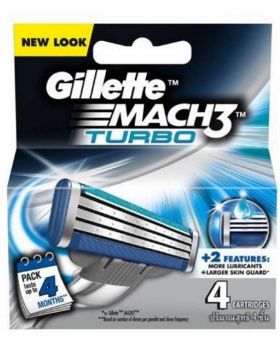 Gillette Mach3 Turbo 4 Cartridge 