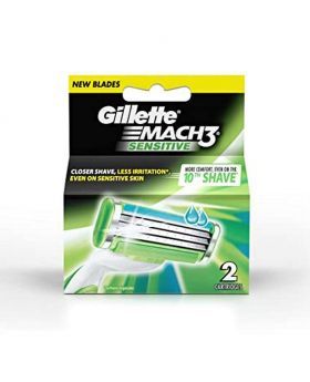 Gillette Mach3 Turbo Sensitive Cartridges 2  Aloe Lubra