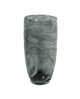 Glass made flower vase white shade -1 Pc