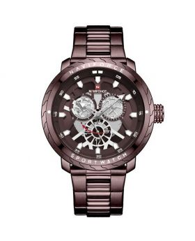 Naviforce 9158  Blue for Man Wristwatch Fashion Sport Men Watch Top Brand Luxury Military Army Business Stainless Steel Quartz Male Clock 
