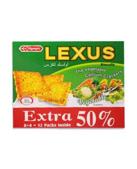 Olympic Lexus Vegetable Crackers - 240 gm