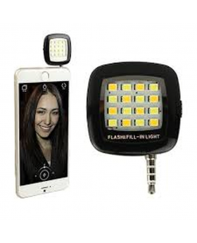 Portable LED Selfie Flash Light - White