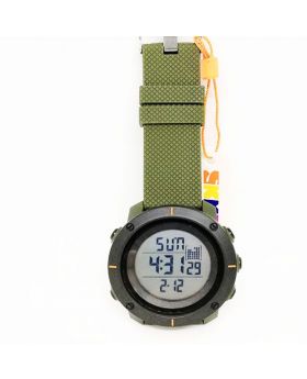 SKMEI Sports Watch, Army Green silicon Strap, Digital Watch Watch for Men